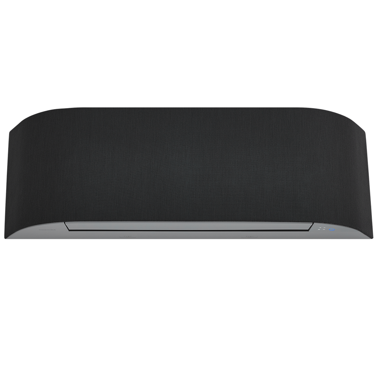 Toshiba HAORI black high-wall air conditioning unit